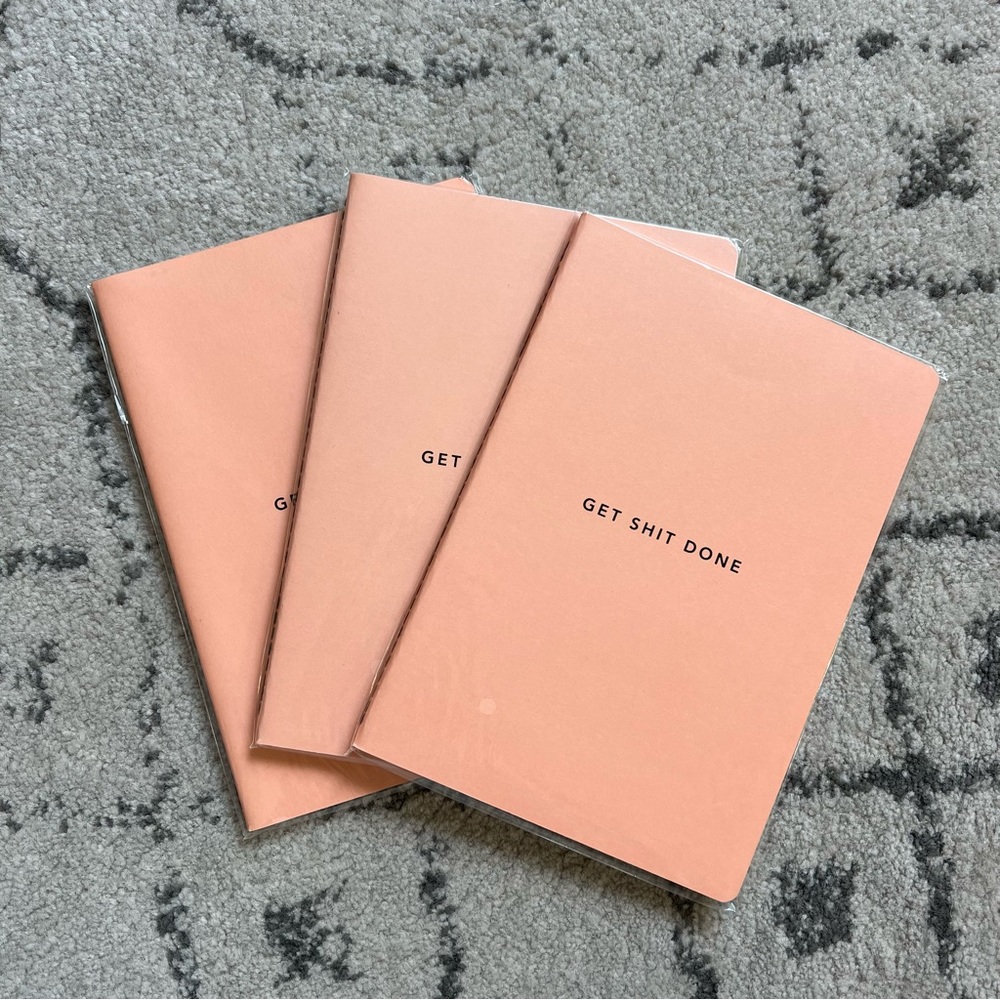 3 Get Sh*t Done Notebooks